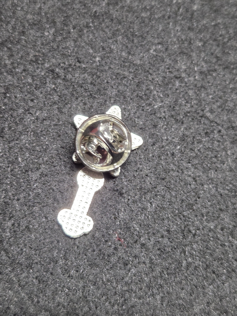 **Kids Star Wand Enamel Pin - Blue & White** - Picture 2 of 2